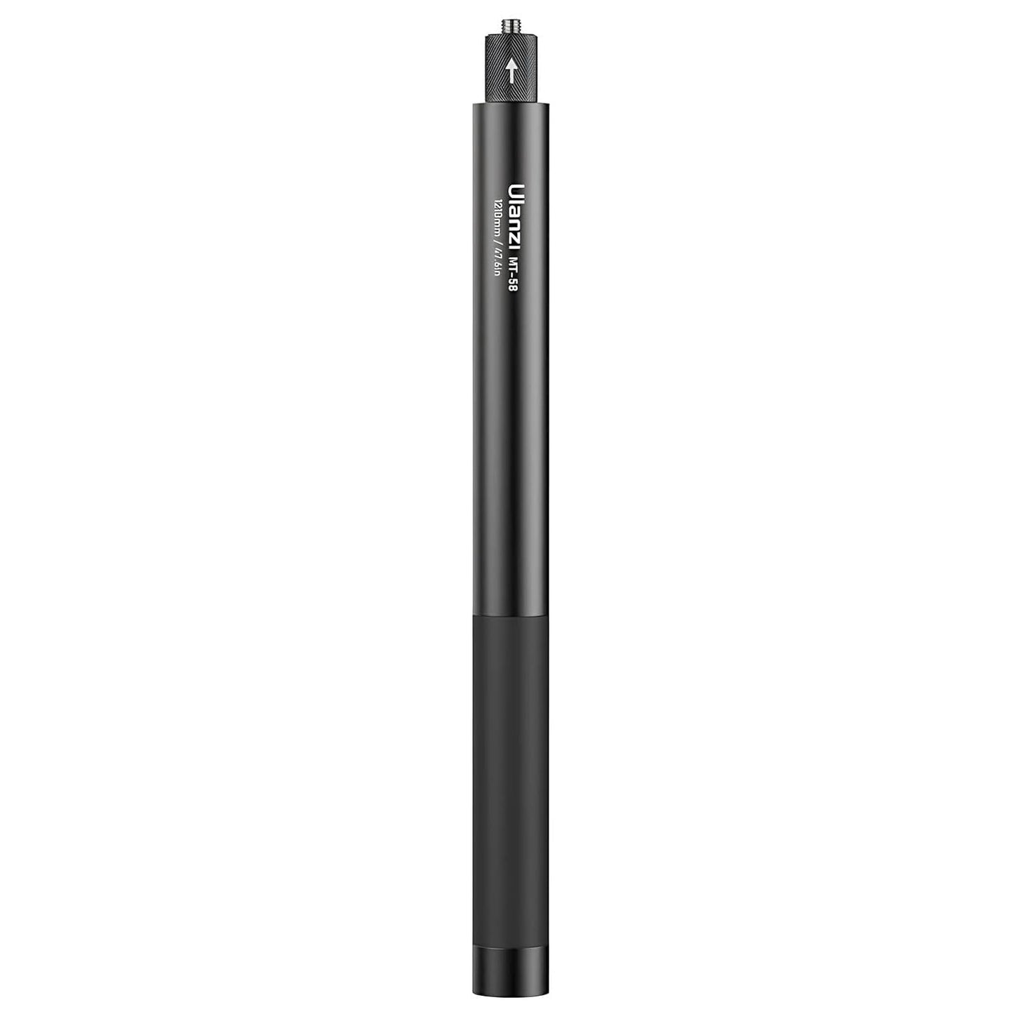 Ulanzi MT-58 Extendable Selfie Stick with 1/4'' Threaded for Action Cameras, Smartphones, Lightweight and Portable for Vlogging, Traveling, Hiking, etc. (4')…
