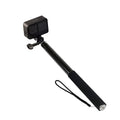 HIFFIN 118"/3 Meters Ultra Long Selfie Stick for Go Pro Max Hero 9 8 7 6 5 4 3+, Insta 360 One R One X, DJI Osmo Action, Extendable at 6 Lengths Carbon Fiber Lightweight Pole Monopod…