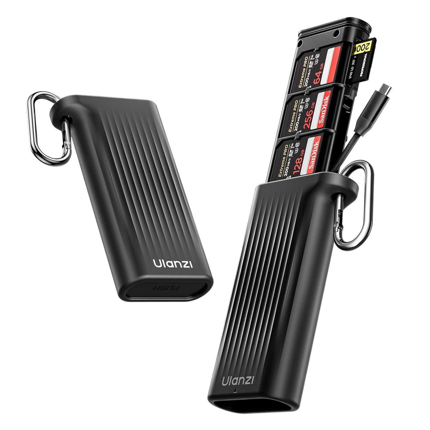 ULANZI CR2 High-Speed 2-in-1 SD TF Card Reader & Case Holder