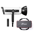 HIFFIN (COB-500 Pro) 500W Bi-Color Continuous LED Video Light with Bowens Mount, Remote Control & Silent Cooling Fan, AC Power, 2800K–6800K CCT., 51800 Lux @1m, CRI 95+, Ideal for Photo & Videography