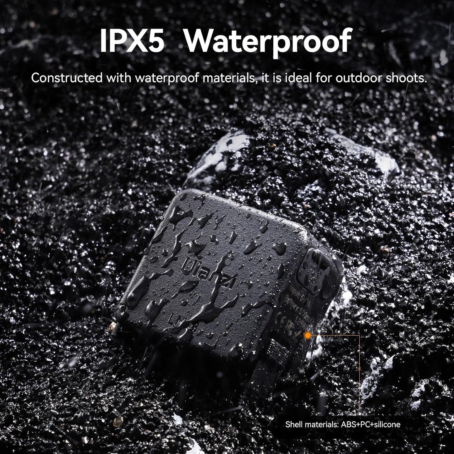 ULANZI LM18 Vlogging Light Mini LED Action Camera Video Light Magnetic Photography Fill Lighting for DJI Osmo Action 3/4 Camera Cage Accessories and Ulanzi PK-06 Pocket 3/4 Expansion Adapter