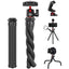 ULANZI Camera Tripod, Mini Flexible Tripod Stand with Hidden Phone Holder w Cold Shoe Mount, 1/4'' Screw for Magic Arm, Universal for iPhone 11 Pro Max XS Max X 8 7 Samsung Canon Nikon Sony Cameras