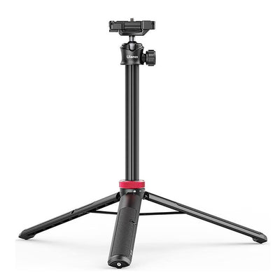 ULANZI MT-44 Extendable Phone Tripod, 44 Selfie Stick with 360° Ball Head, Compatible with iPhone, Sony, Canon, Gopro, Lightweight for Travel, Black