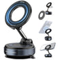 ULANZI SK-25 Car Phone Holder for Magsafe, Vacuum Suction Cup Magnetic Phone Mount, 360° Adjustable MagMount for Car/Ceramic Tile/Gym/Mirror, Load up to 1kg, Magnetic Force ≥14N（Black）