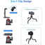 ULANZI Camera Tripod, Mini Flexible Tripod Stand with Hidden Phone Holder w Cold Shoe Mount, 1/4'' Screw for Magic Arm, Universal for iPhone 11 Pro Max XS Max X 8 7 Samsung Canon Nikon Sony Cameras