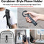 ULANZI MA30 Magnetic Phone Tripod Stand for iPhone - Aluminium Maglock Smartphone Mini Tripod Pocket Cell Phone Stand Strong Magnet Quick Mount Compatible with iPhone 17 16 15 14 13 12 Series, Black