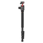 ULANZI TT31 72.4" Camera Tripod, Foldable Tripod & Monopod Aluminum w Claw Quick-Release Plate, 360°Ball Head Detachable w 180°Revertible Legs, Weight 3.42lb, Payload 33lb,for Camera/DSLR/Camcorder