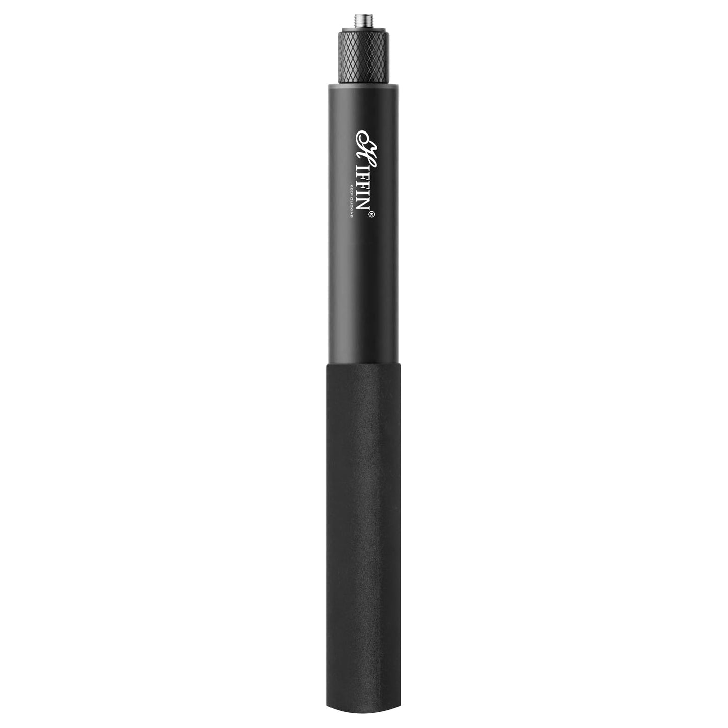 HIFFIN Insta 360 Invisible Selfie Stick for Action Camera Insta 360 One X2 X3 One R Invisible Stick, Go Pro Hero 9/8/7/6, Sj cam, Yi (118cm Selfie Stick for Action Cameras) Black