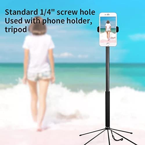 HIFFIN 118"/3 Meters Ultra Long Selfie Stick for Go Pro Max Hero 9 8 7 6 5 4 3+, Insta 360 One R One X, DJI Osmo Action, Extendable at 6 Lengths Carbon Fiber Lightweight Pole Monopod…