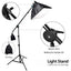 HIFFIN Photo Studio 9 FT Light Stand with 4.5 FT Boom Arm and Empty Sandbag for Supporting Softbox Lighting Photography Tripod with Carry Bag