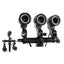 HIFFIN Photography Studio Swivel 3 Lamp Bulb Holder E27 Socket Flash Swivel Adapter for Photo Video Studio Softbox Video Light - Black