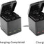 HIFFIN 3 Channel GP-FXD-901 Battery Charger Compatible with Go Pro Hero 11 10 9 Black Action Camera with USB Cable Hero 9 10 11 Black Accessories