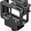 HIFFIN Helmet Chin Strap Mount Housing Cage for Go pro 9,10 Ulazi G9-4 Cold Shoe Mount Compatible with Tripod Selfie Stick