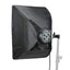 HIFFIN® Set Photography Equipment Kit 50cmx70cm Softbox with 5 in 1 E27 Photo Studio Bulb Holder Base Socket Lamp Bulb Holder Adapter for Photo Video Studio Softbox Video Light - Black