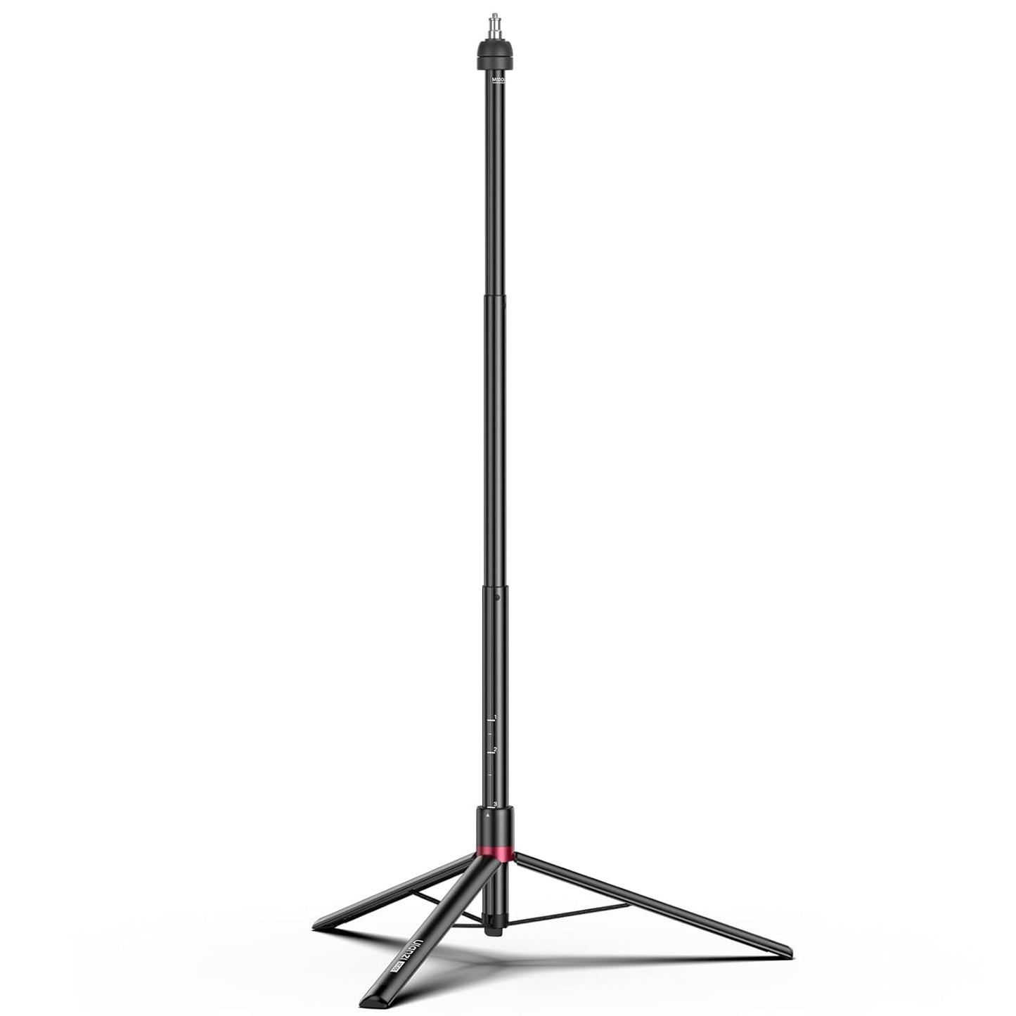 Ulanzi AT-05 Light Stand, Photography Stand, 78.7 inches (200 cm), Load Capacity: 11.0 lbs (5 kg), Stable, Aluminum, 6 Levels of Extendable, 1/4 inch Screws, Compatible with Photography Lights