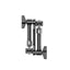 ULANZI TA10 3-Section Magic Articulating Arm with Super Clamp, 360° Adjustable Aluminum Mount with 1/4"-20 Screw for Camera Monitor, LED Light, Microphone, Phone Rig & DSLR Accessories