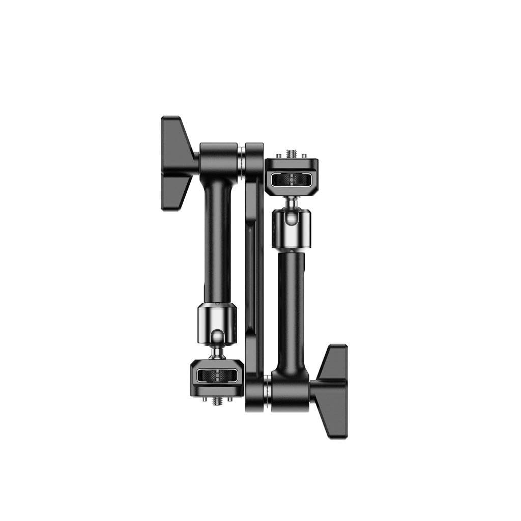 ULANZI TA10 3-Section Magic Articulating Arm with Super Clamp, 360° Adjustable Aluminum Mount with 1/4"-20 Screw for Camera Monitor, LED Light, Microphone, Phone Rig & DSLR Accessories