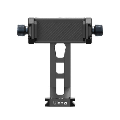 ULANZI MA53 Metal Phone Tripod Mount – Universal Smartphone Adapter with Arca Swiss & Uka Port, Dual Cold Shoe, 360° Rotation Holder for iPhone, Samsung, Vlogging & Video Shooting