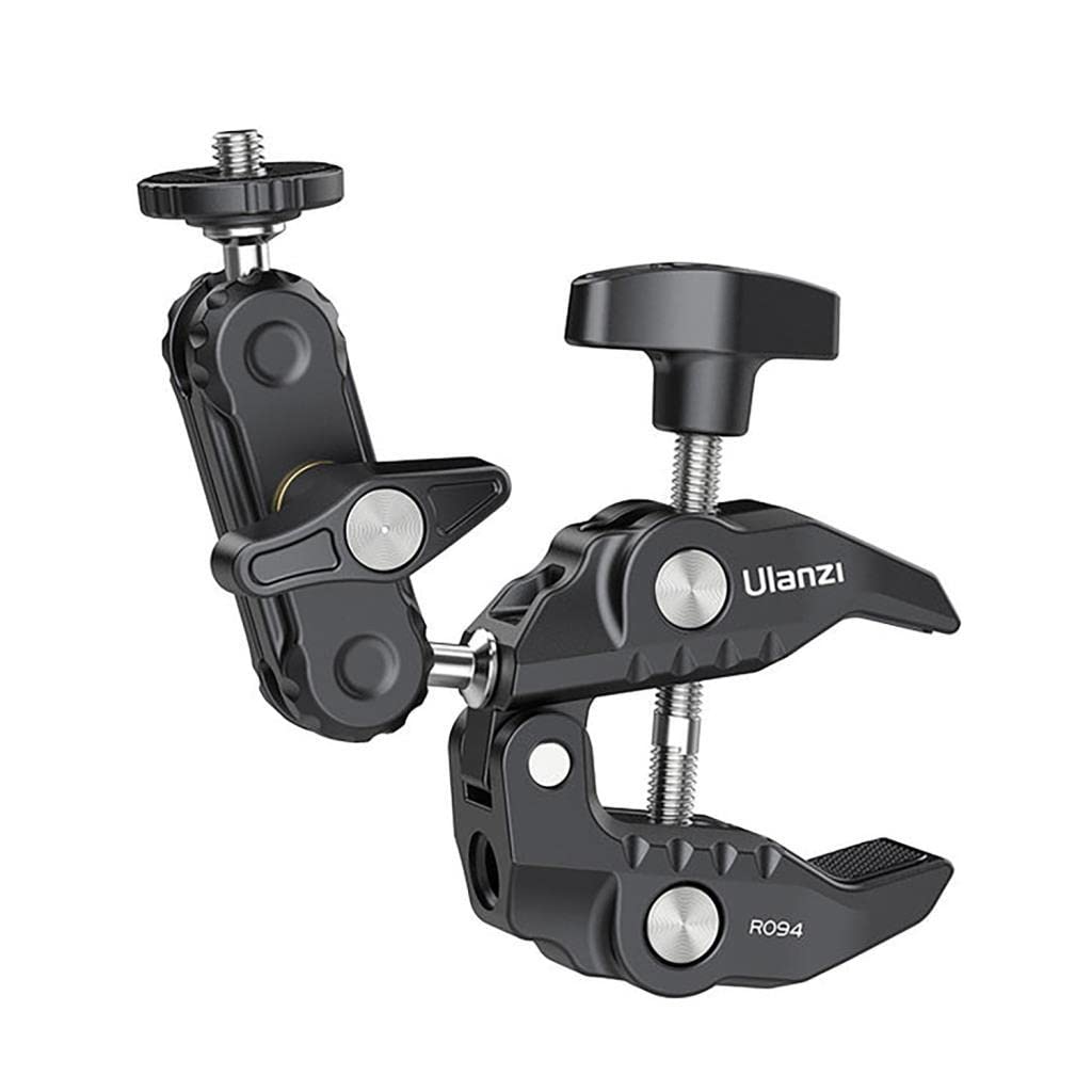 ULANZI UURig R094 Smart Super Clamp Multi-Functional Camera C Clamp Mobile Clamp for Video Shooting Action Cam Selfie Live Streaming
