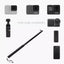 HIFFIN 118"/3 Meters Ultra Long Selfie Stick for Go Pro Max Hero 9 8 7 6 5 4 3+, Insta 360 One R One X, DJI Osmo Action, Extendable at 6 Lengths Carbon Fiber Lightweight Pole Monopod…