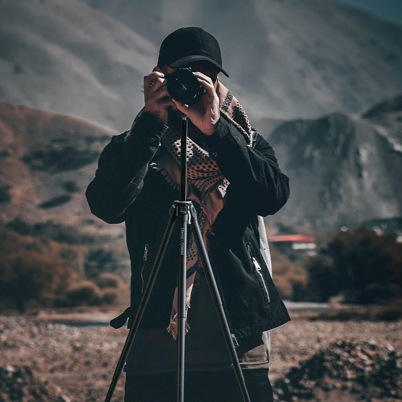 ULANZI Zero X Lightweight Travel Tripod Full Carbon Professional Outdoor Monopod with Panoramic Ball Head Camera