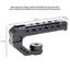 UURig R008 Camera/DSLR Top Handle ARRI Hole Connection Grip for Sony A6400 6300 Camera Cage Metal Low Angle Shots 4 Cold Shoe Mount Microphone 15MM NATO Rail Rod Clamp Tube Hole, Video Film Making