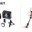 HIFFIN Ulanzi ST-07 Vlogging Kit,VL-49 Led Light | MT-08 Extension Vlog Tripod Stand Handle Grip