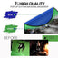 HIFFIN 2-in-1 Green|Blue 150CM X 200CM Photo Video Studio Collapsible Background Panel, Full Cotton Photography Background with Carrying Case (Green/Blue)