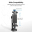 ULANZI MA53 Metal Phone Tripod Mount – Universal Smartphone Adapter with Arca Swiss & Uka Port, Dual Cold Shoe, 360° Rotation Holder for iPhone, Samsung, Vlogging & Video Shooting