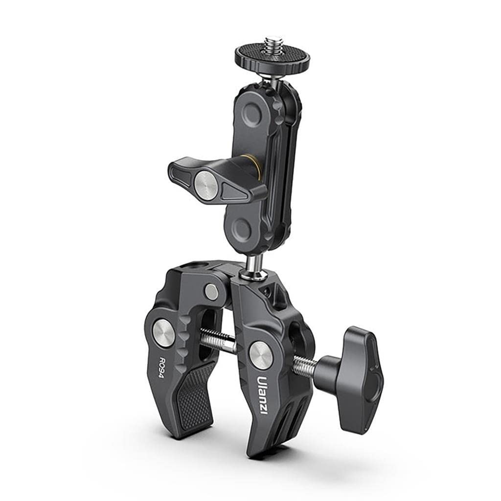 ULANZI UURig R094 Smart Super Clamp Multi-Functional Camera C Clamp Mobile Clamp for Video Shooting Action Cam Selfie Live Streaming