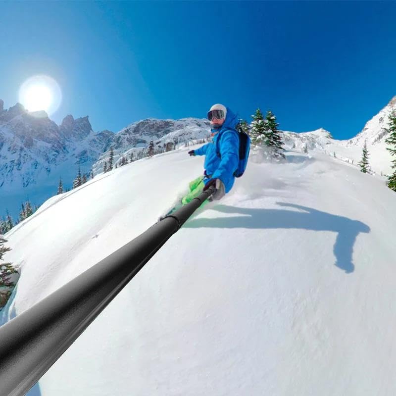 ULANZI MT-76, Go-Quick II 1.5m Magnetic Quick Release Selfie Stick | Lightweight Extendable Pole with Tripod Compatibility | Adjustable Handheld Stick for Smartphones & Action Cameras