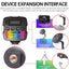 LENSGO R50 RGB Video Lights, Portable LED on Camera Light 360°Full Color for RGB Photography Lighting with 3 Cold Shoe, 2000mAh Rechargeable CRI 2500-9000K Dimmable LED Panel Lamp (Black)
