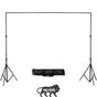 HIFFIN® Studio Background Stand Kit (9ft X 9ft) for Backdrop Photography and Videography, Height Adjustable, Portable and Foldable Stand Kit with Carry Bag