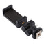 Hiffin Adjustable Angle Pole Swivel Hot Shoe Mount 1/4" Screw Hot Shoe Mount Adapter with Universal Mobile Phone Clip Holder for Mounting Video Camcorder Monitors