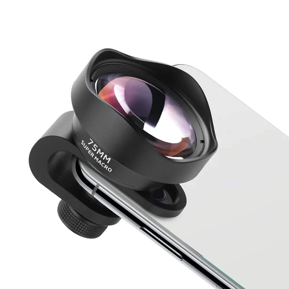 Ulanzi 75mm Macro Phone Lens (1678) for Smartphone | Universal Clip-On Mobile Camera Lens | DSLR-Like Close-Up Photography | Multi-Layer Coated Lens | Compatible with iPhone & Android