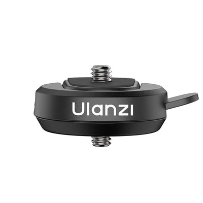 ULANZI CK01 Cka Quick Release Base Set Camera Accessories, Quick Setup Kit with 1/4'' Screw for GoPro DJI Insta360 AKASO Action Cameras, Small Camera and Lights Super-Quick Switching