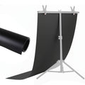 HIFFIN 60x120cm Black PVC Photography Backdrop – Matte Vinyl Non-Reflective Background for Product, Food & Studio Shooting | Durable, Waterproof & Perfect for Professional Photography