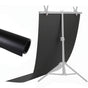 HIFFIN 60x120cm Black PVC Photography Backdrop – Matte Vinyl Non-Reflective Background for Product, Food & Studio Shooting | Durable, Waterproof & Perfect for Professional Photography