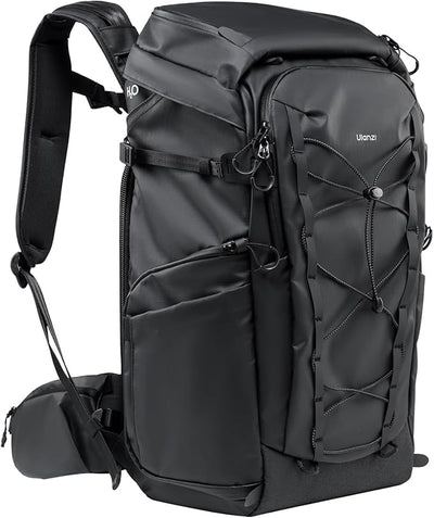 ULANZI AB01 38L Camera Backpack, Professional Camera Bag for Travel Black, Waterproof Outdoor Photography Camera Case Anti Theft for Photographers Hikers