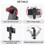 ULANZI Phone Tripod Mount ST-06S, Universal Smartphone Mount Adapter with 2 Cold Shoe, 360° Rotates and Adjustable Cell Phone Clip Clamp Holder, Compatible with iPhone, Samsung Galaxy and All Phones