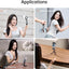 ULANZI MA30 Magnetic Phone Tripod Stand for iPhone - Aluminium Maglock Smartphone Mini Tripod Pocket Cell Phone Stand Strong Magnet Quick Mount Compatible with iPhone 17 16 15 14 13 12 Series, Black