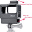 ULANZI V2 Vlogging Protective Housing Case Shell - Frame Cage with Cold Shoe Mount for Microphone LED Video Light, Compatible with GoPro Hero 5 6 7,Action Camera Accessories