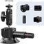 ULANZI SC-01 Suction Mount 3" for Vlogging Action Camera Car Mount w Smartphone Clamp for iPhone 14 13 Pro Max, 1/4" Magic Arm Adapter Mount Desk Suciton Mount for Car Windshield Window