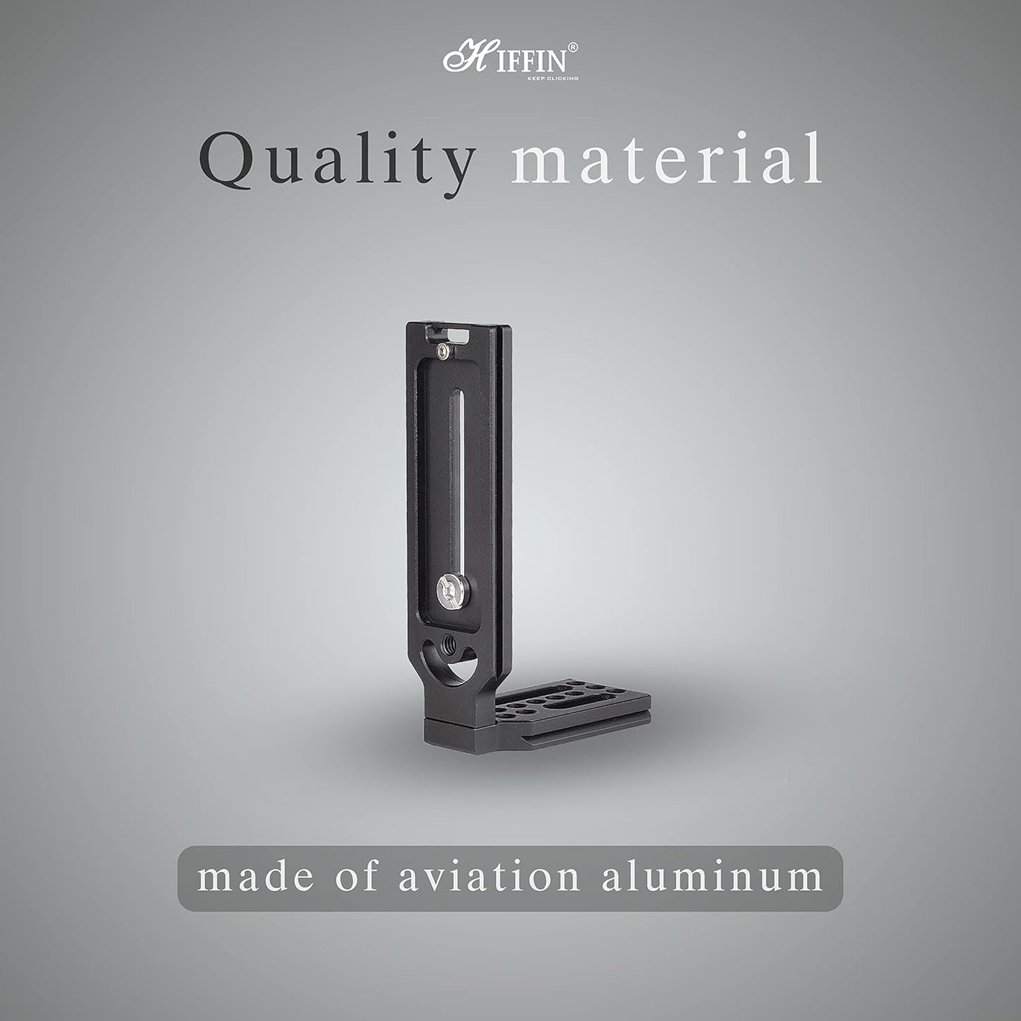 HIFFIN HOT-L-Type Quick Release Camera Vertical Plate Dual Camera Bracket Plate Universal SLR Stabilizer