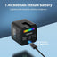 ULANZI L3 RGB LED Video Light, Waterproof Camera Lighting Kit 2700K-7000K Mini Cube COB Light Dimmable Fill Magnetic Photography Light with Fresnel Lens Cold Shoe for Smartphone,Action,DSLR Camera