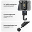 ULANZI Ombra Video Ⅱ Camera Tripod with Fluid Head, 61.5" Travel Tripod with 360° Rotated Arca Quick Release Plate, Portable Stand for Phone Camera Vlogging Video Shooting with Carry Bag Phone Clamp