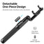 ULANZI 1.6 Meter Selfie Stick SK-03 3 in 1 Stable Phone Stand for Smartphone/Camera/Gopro, Extendable Phone Tripod with Detachable Remote, Compatible with iPhone/Galaxy/Huawei, Etc.