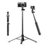 Upgrade ULANZI TT24 Selfie Stick Tripod with One-Touch Opening, 59" CKa Quick-Release Extension Pole Adjustable Handle Grip