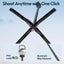 ULANZI Magnetic Phone Tripod, MT85 Auto Open Tripod with Enhanced 4-Leg, 60'' Selfie Stick Extendable Phone Stand, for Content Creation/Vlog, Compatible with iPhone 17/16/15/14/13/12 (Black)