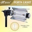 HIFFIN Extra-Heavy-Duty Porta Kit (14 feet) with Pair of Light Stands, Porta Lights and Umbrellas Professional Studio Setup